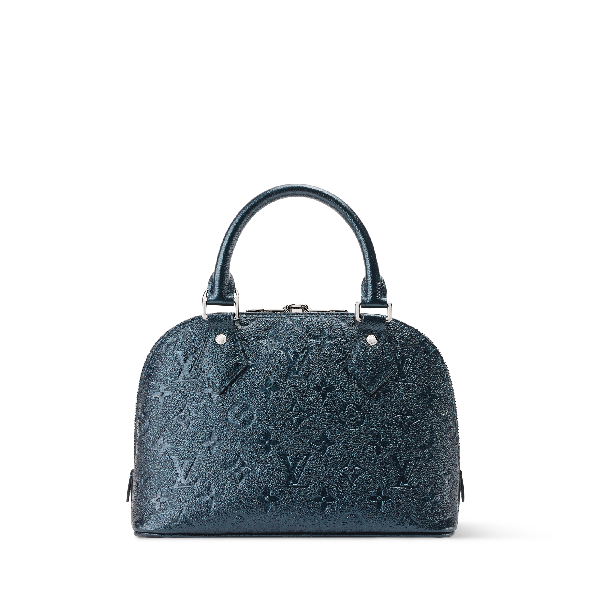 Alma BB Bag - Luxury Monogram Empreinte Leather Blue | LOUIS VUITTON